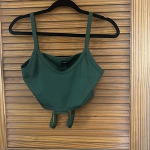 Shein Green Tank Going Out Top